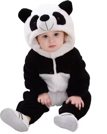 Pavrivey Panda Baby Romper